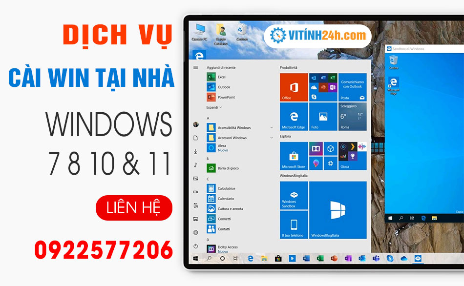 Dịch vụ Cài win tại nhà TpHCM