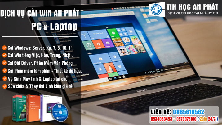 Dịch Vụ Cài Lại Win Tận Nhà - Sửa Máy Tính 24h