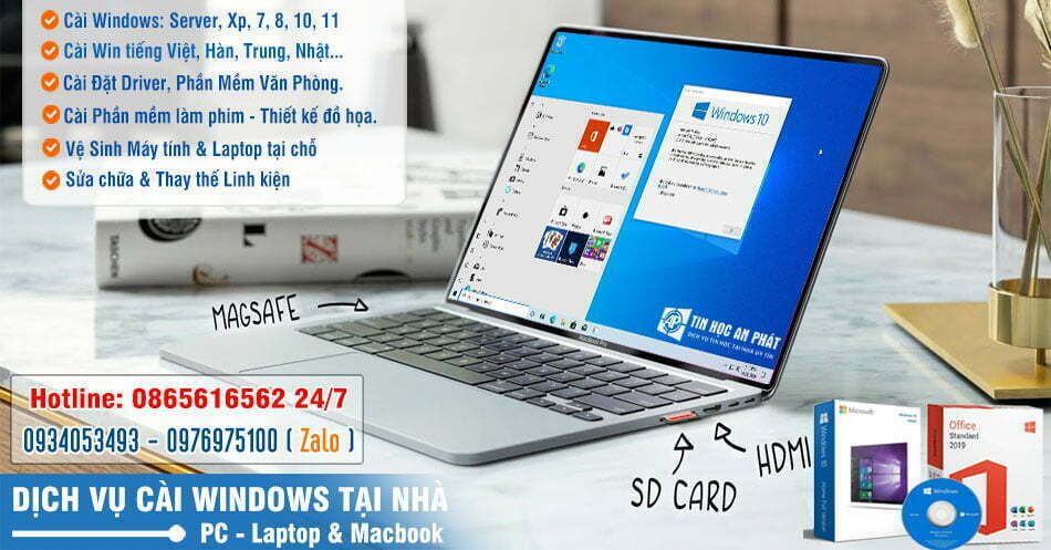 Dịch Vụ Cài Lại Win Đường Lê Lợi Quận Gò Vấp