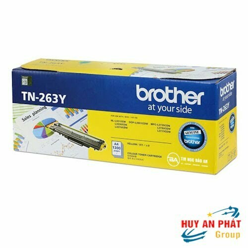 Hộp Mực Brother TN-263Y Cho Máy L3230Cdn L3551Cdw L3750Cdw