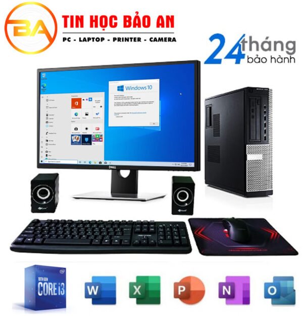 Máy tính Đồng Bộ DELL OPTIPLEX 390/790/990 SFF Core i7/ 4GB/ 500GB - Ảnh 3