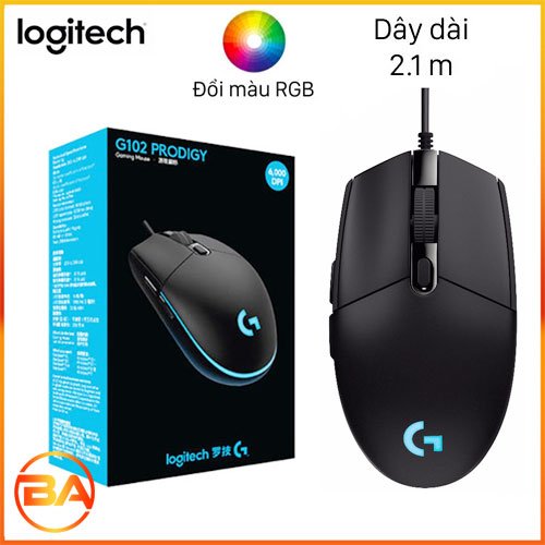 Mouse Gaming - Chuột Logitech G102 Gen 2 RGB LED Digiworld