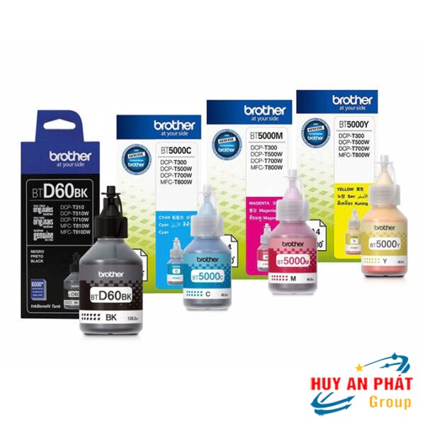 Bộ 4 Hộp Mực Máy in Phun Màu Brother BTD60/ BT5000