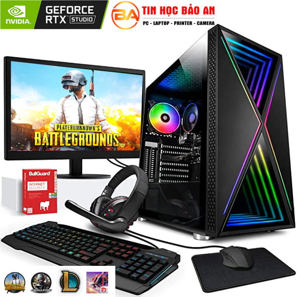 PC Gaming - Máy Tính Chơi Game H410 I3 10105F/ 32GB/ 256GB/ 1TB/ GT1030
