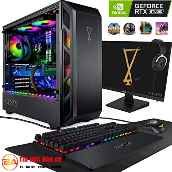 PC Gaming - Máy Tính Chơi Game H410 I3 10105F/ 8GB/ 256GB/ GT1030