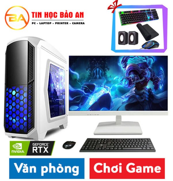 PC Gaming Máy Tính Văn Phòng Intel G4600/ 8/ 120/ GTX 1050TI – 22Inches - Ảnh 2