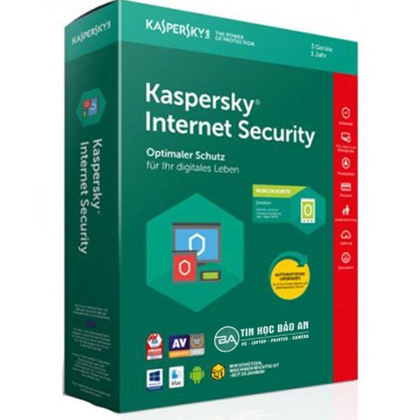 Phần Mềm Diệt Virust Kaspersky Internet Security – 3 PC