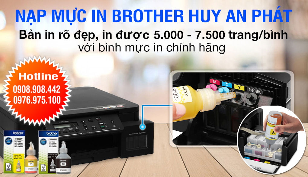  Dịch vụ Thay Mực máy in Brother