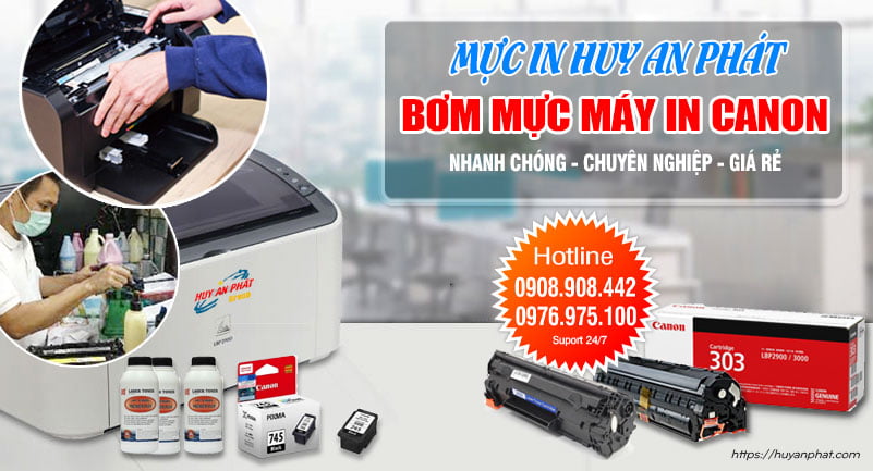 Đổ Mực Máy in Canon Tại Nhà