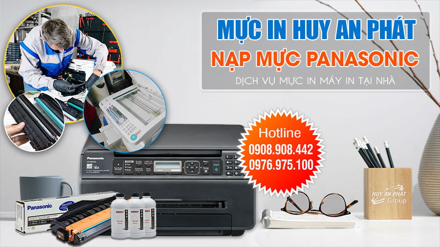 Dịch vụ Thay Mực máy in Panasonic Tận Nhà giá rẻ