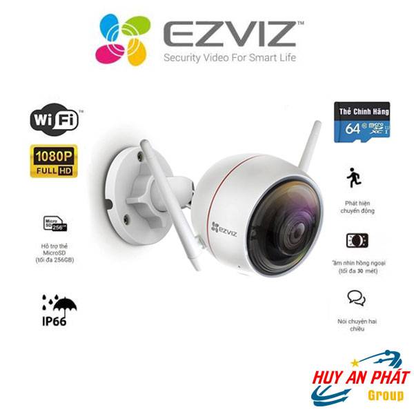 Camera Ngoài trời EZVIZ C3WN CS-CV310-A0-1C2WFR 2.0 MP Full HD