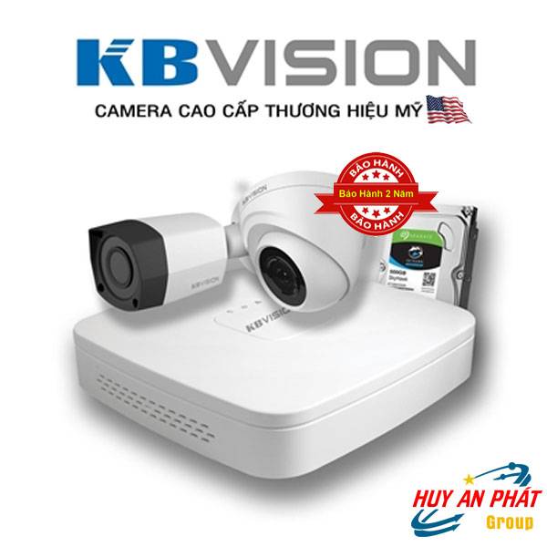 Trọn Bộ Lắp Đặt Camera KBVISION 2.0MPX + Đầu Ghi Chuẩn H.265+