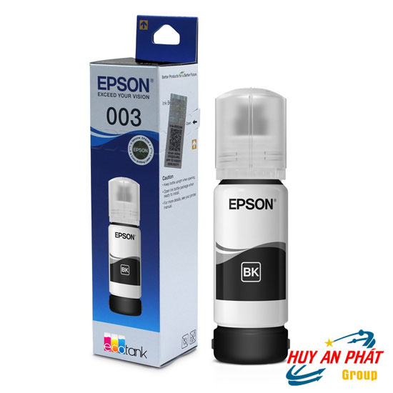 Lọ Mực Epson 003 Màu Đen – Cho máy in Epson L1110/ L3110/ L3150/ L5190