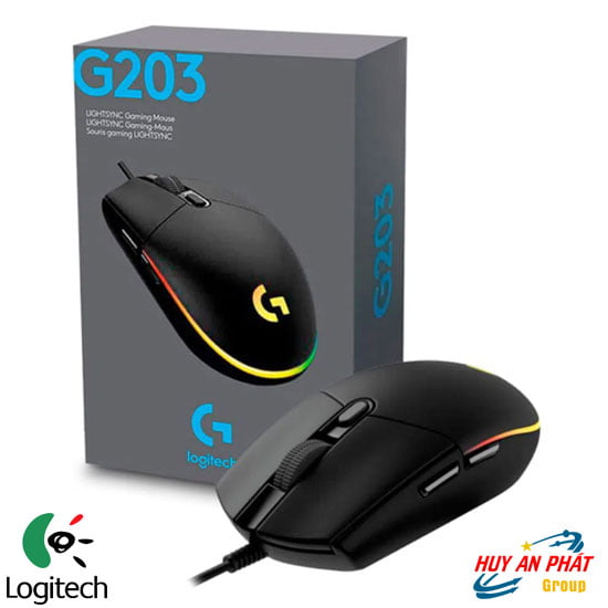 Mouse – Chuột quang Logitech Gamming G203 Prodigy RGB  – Black