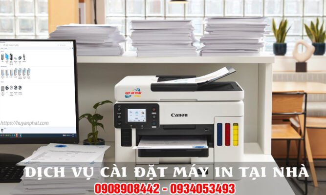 Đổ Mực máy in canon 7110Cw