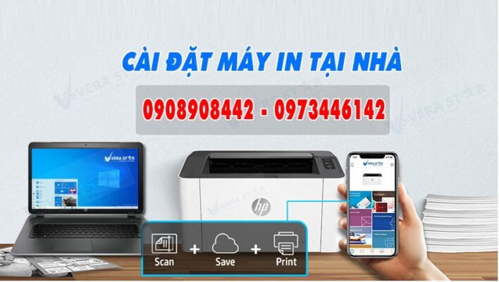 Đổ Mực máy in canon 5050N