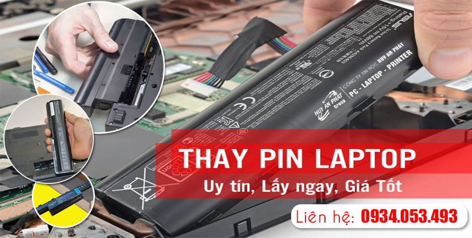 Thay pin Laptop giá rẻ