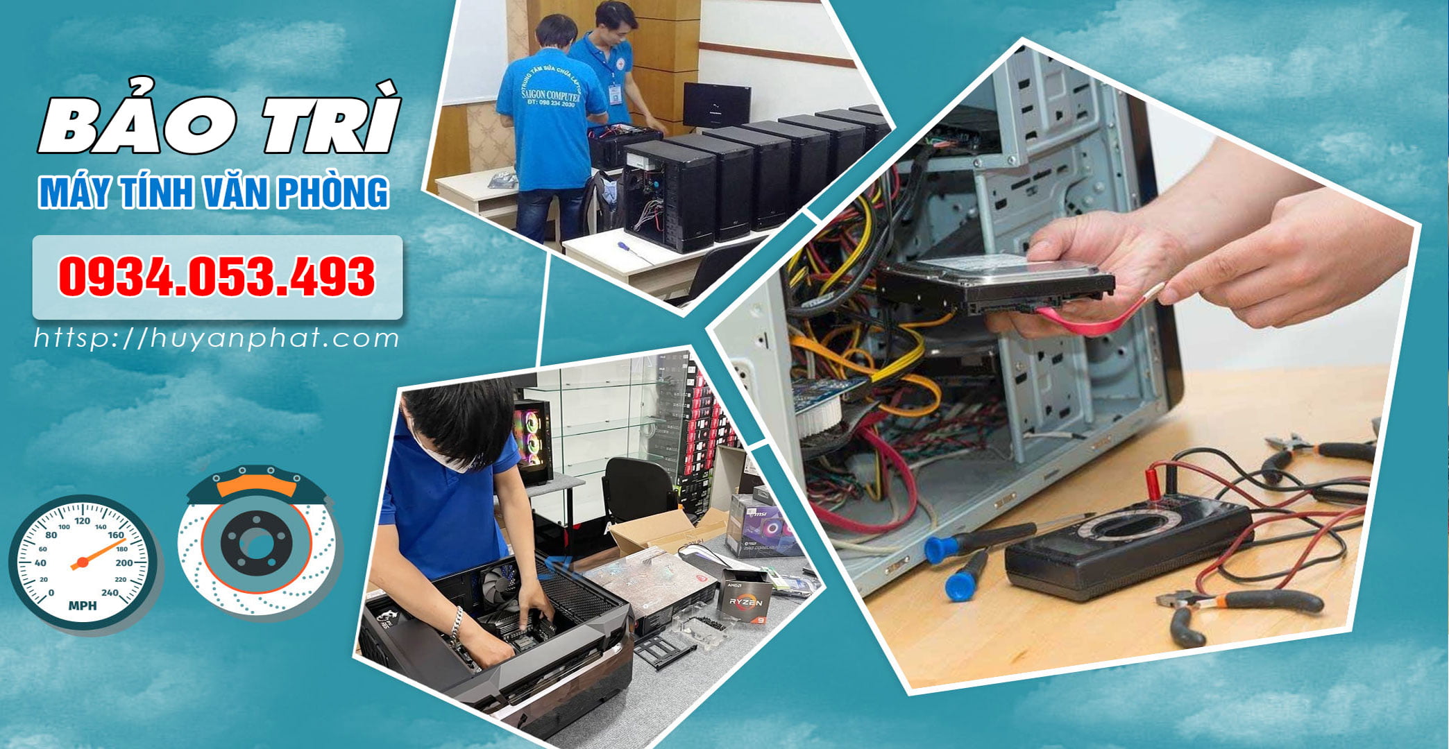 Dịch vụ Bảo Trì Máy Vi Tính - Sửa Máy Tính 24h