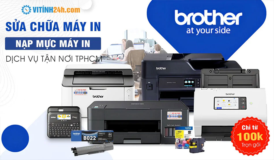 Sửa máy in Brother tận nơi TpHCM