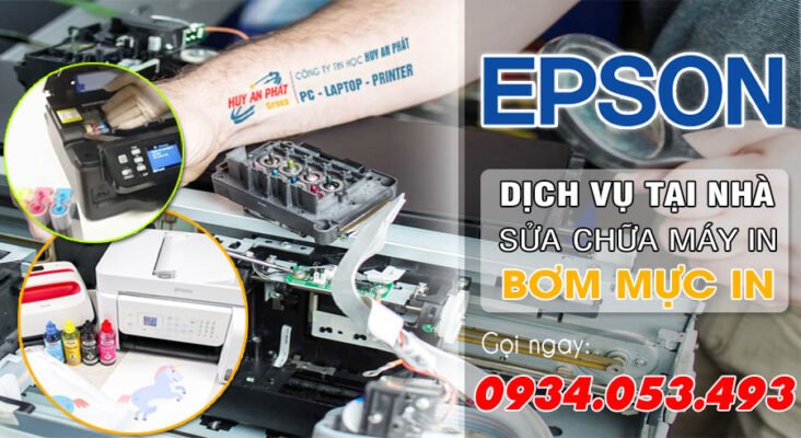 Đổ Mực máy in epson 1430