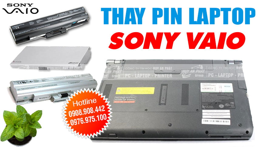 Thay Pin Laptop Sony Vaio TpHCM Chính Hãng