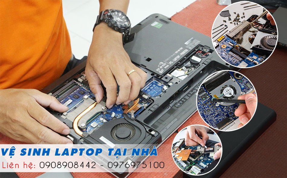 Dịch Vụ Vệ Sinh Laptop Tận Nhà tphcm- Sửa Máy Tính 24h