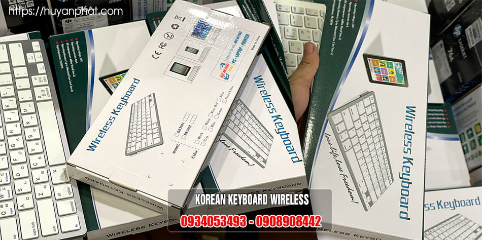Bàn Phím tiếng Hàn Quốc Không Dây mini