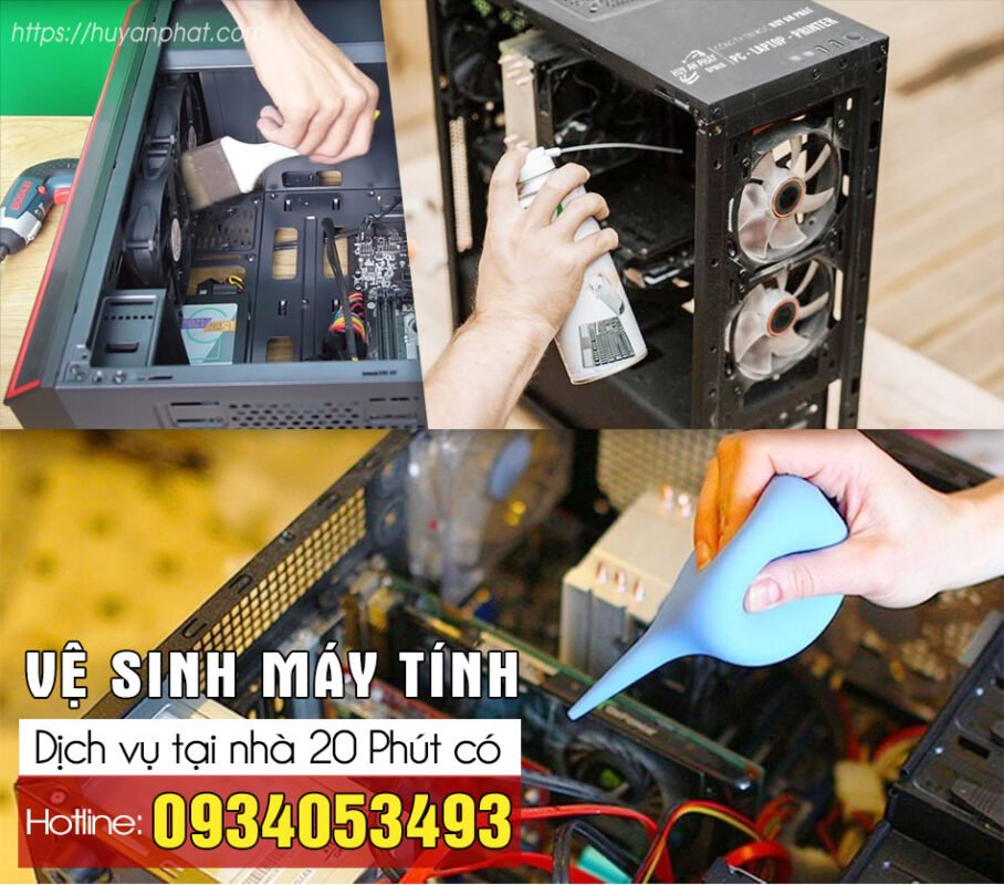 Dịch Vụ Vệ sinh PC & Laptop Tận Nhà Quận Tân Phú