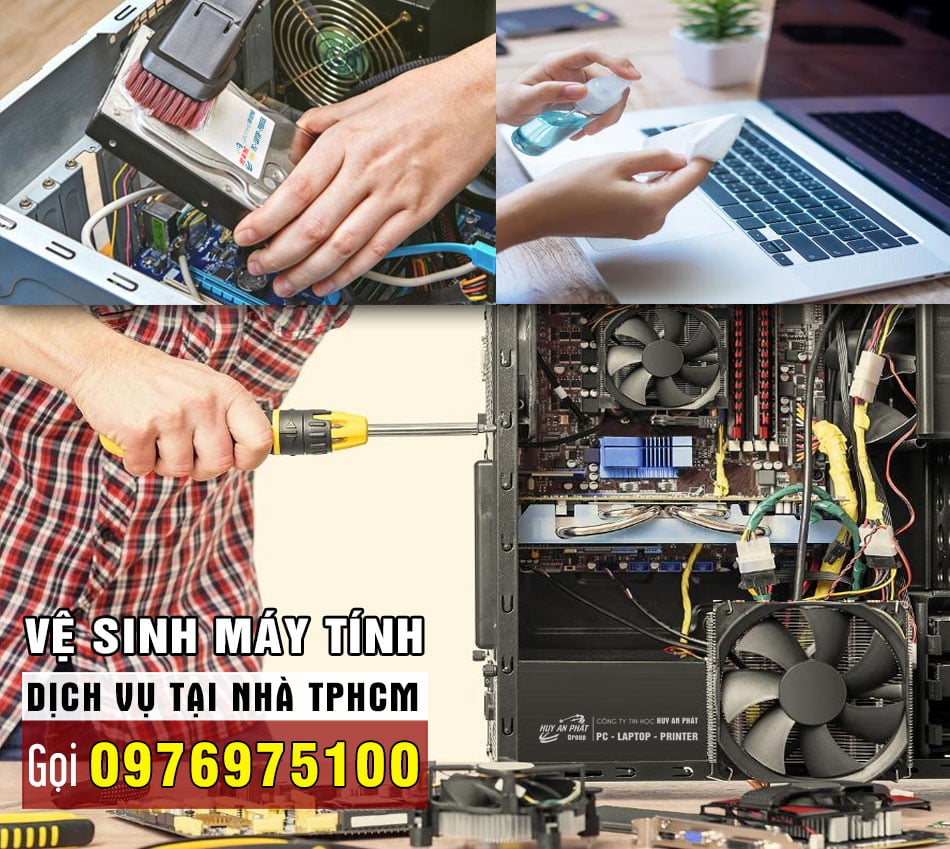 Dịch Vụ Vệ Sinh Laptop TpHCM - Sửa Máy Tính 24h