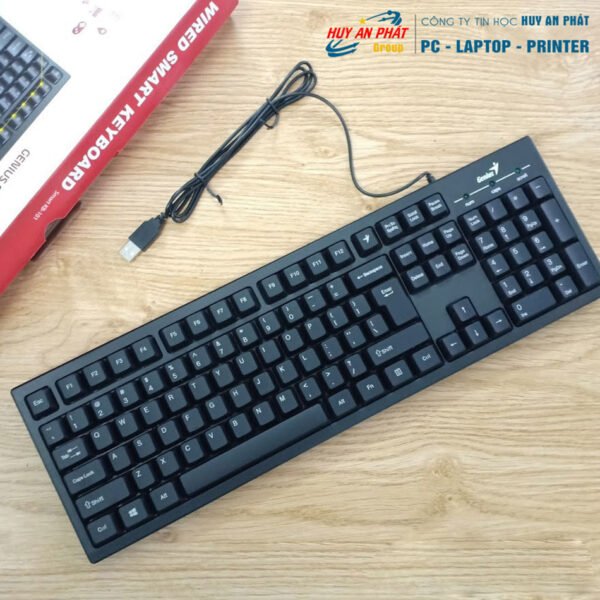 한국어 키보드 Bán Bàn Phím Tiếng Hàn Genius KB-117 Chính Hãng - Ảnh 3