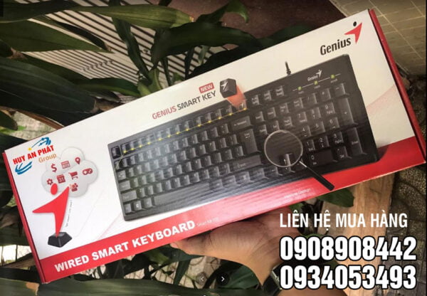 한국어 키보드 Bán Bàn Phím Tiếng Hàn Genius KB-117 Chính Hãng - Ảnh 2