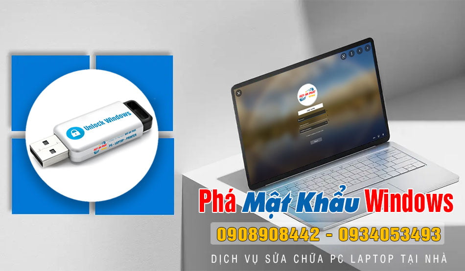 Dịch Vụ Phá Mật Khẩu Máy Tính