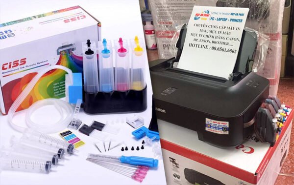 Dịch vụ Gắn Bộ tiếp Mực Ngoài Cho Máy in Phun Canon 8 Màu - Ảnh 2