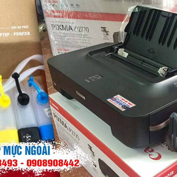 Dịch vụ Gắn Bộ tiếp Mực Ngoài Cho Máy in Phun Canon 8 Màu
