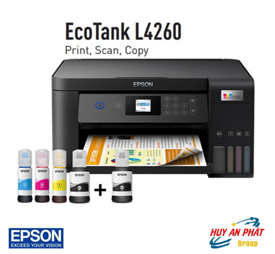 Máy in Phun màu Đa năng Epson Ecotank L4260 Wifi - in 2 Mặt