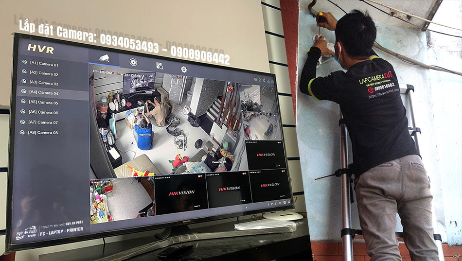 Kỹ thuật Lắp Đặt Camera TpHCM - Sửa Máy Tính 24h