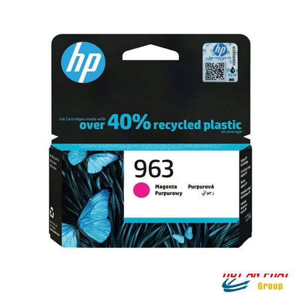 Hộp Mực in Phun Màu Đỏ Hp 963 Magenta Ink Cartridge (3JA24AE)