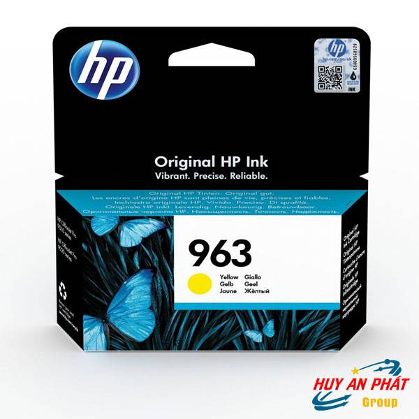 Hộp Mực in Phun Màu Vàng Hp 963 Yellow Ink Cartridge (3JA25AE)