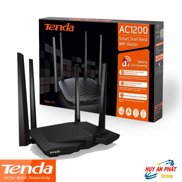 Bán Bộ Phát Sóng Wifi Tenda AC5 V3 AC1200Mbps 4 Anten