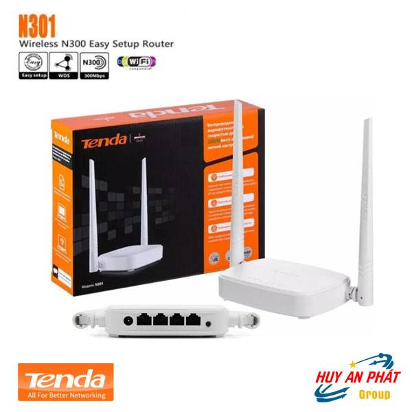 Bán Bộ Phát Sóng Wifi Tenda N301 N300 Tốc Độ 300Mbps