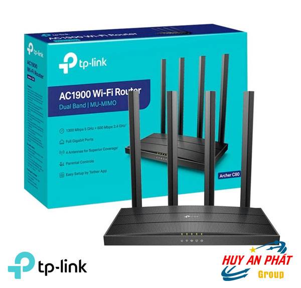 Bán Bộ Phát Wifi TP-Link Archer Wireless C80 AC1900Mbps