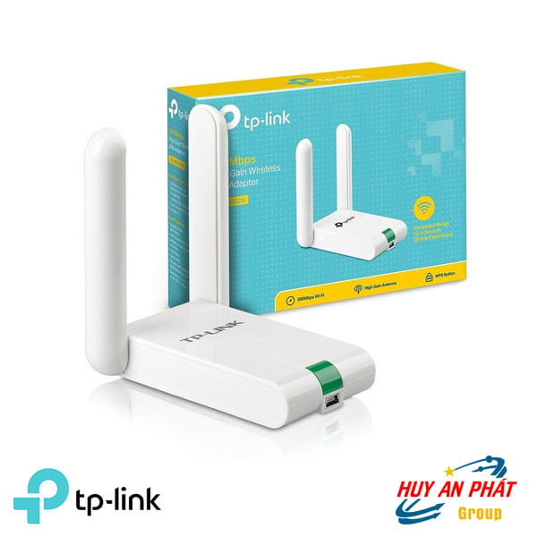 USB Thu Bắt Sóng Wifi Tp-Link WN822N 300Mbps 2 Anten