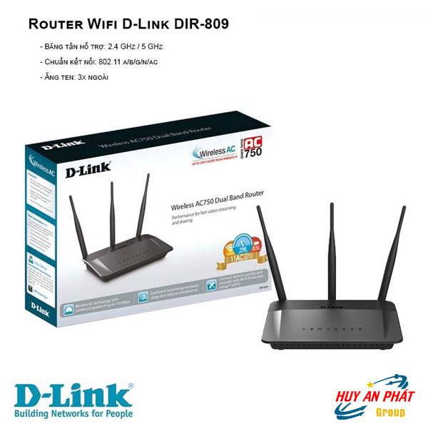 Bán Bộ Phát Sóng Wifi D-Link DIR-816L Tốc Độ 433Mbps 2 Anten