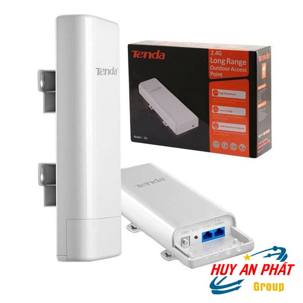 Bán Bộ Phát Sóng Wi-Fi Tenda CPE O1 Gắn Ngoài Trời Xa 500m