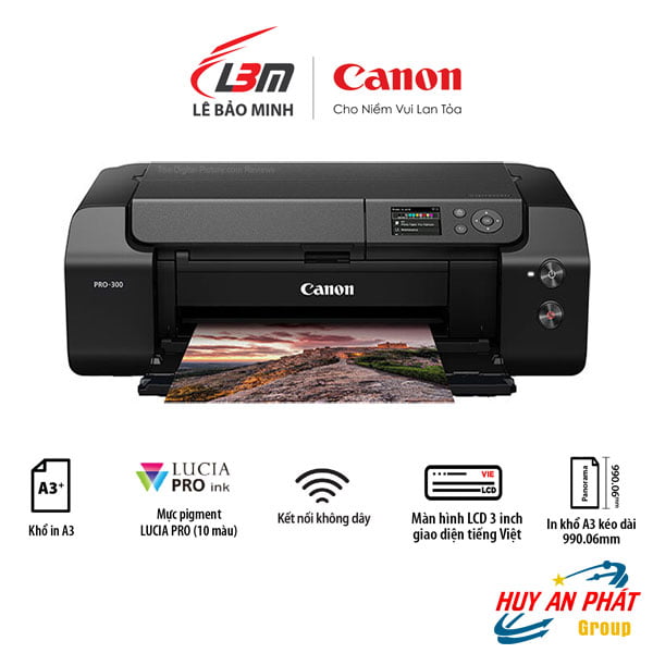 Máy in Canon imagePROGRAF PRO-300 Chuyên in Ảnh Khổ A3