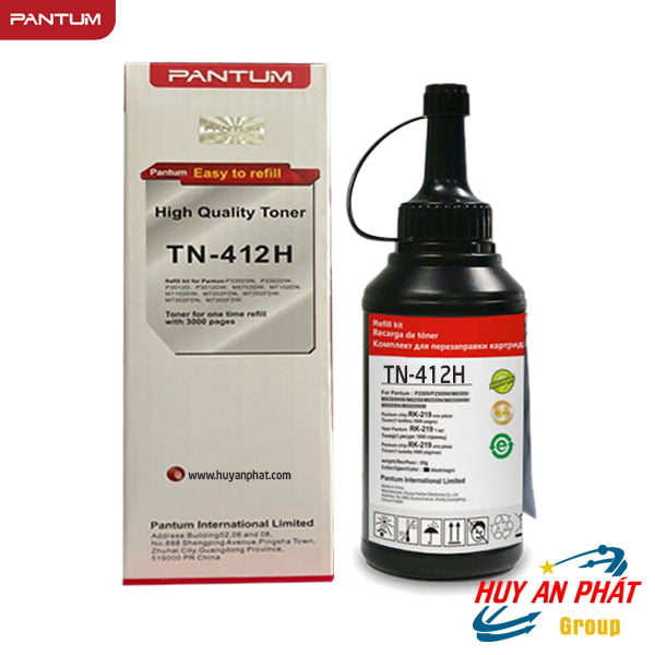 Chai Mực Nạp TN-412H Cho Máy in Pantum P3012D/ M6702DW
