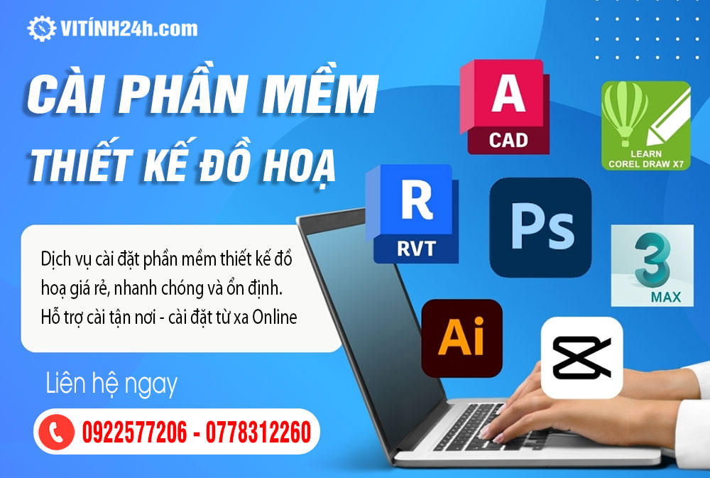 Cài Đặt Phần Mềm Đồ Hoạ Tận Nơi