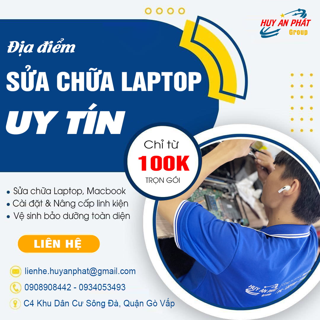Cửa hàng Sửa Laptop TpHCM - Sửa Máy Tính 24h