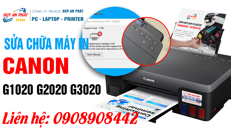 sua may canon g1020 g2020 g3020