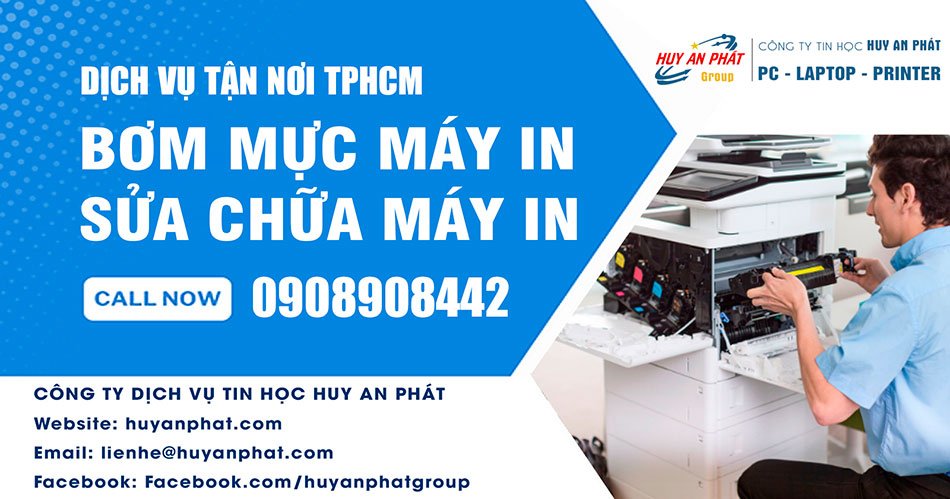 Thay Mực máy in tphcm - Sửa Máy Tính 24h